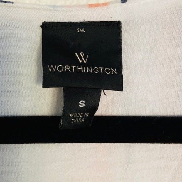 🍍 Worthington Colorful Vertical Stripe Tank Top S - Picture 3 of 4